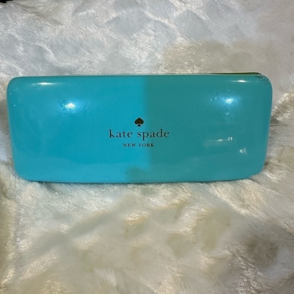 Kate Spade Blue Green Eyeglasses Sunglasses Hard Case - Picture 4 of 5